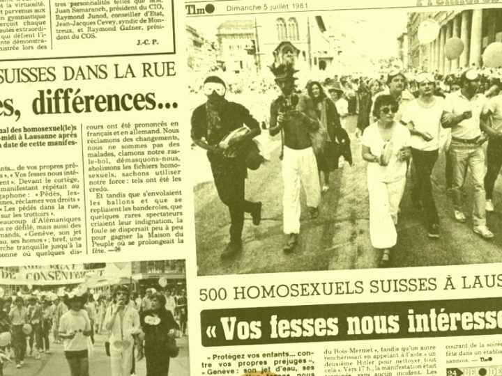 Presse Pride 1981 Suisse