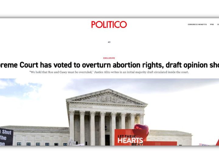 Politico leak: le droit à l’avortement menacé aux États-Unis