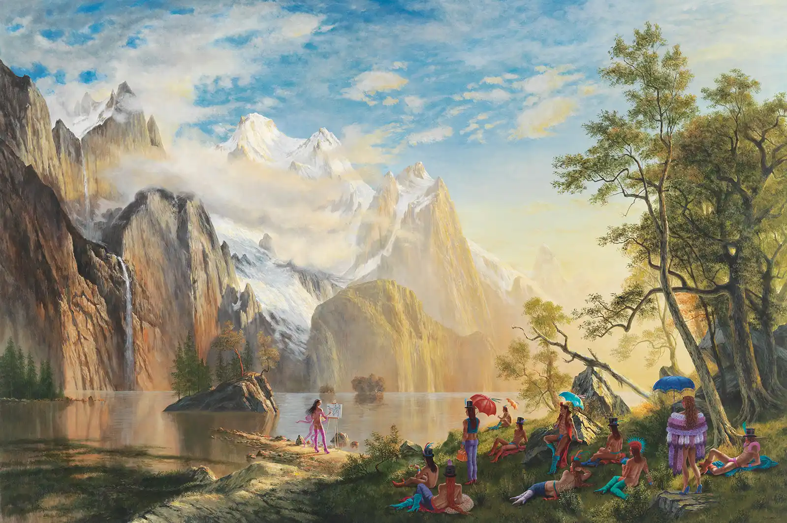 Kent Monkman (1965-), Un dimanche au parc, 2010. Collection Belinda Stronach. © and image courtesy Kent Monkman